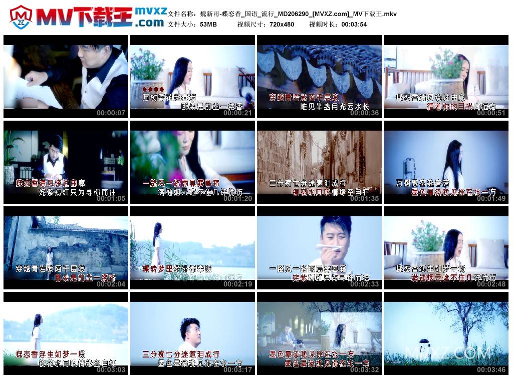 魏新雨-蝶恋香_国语_流行_MD206290